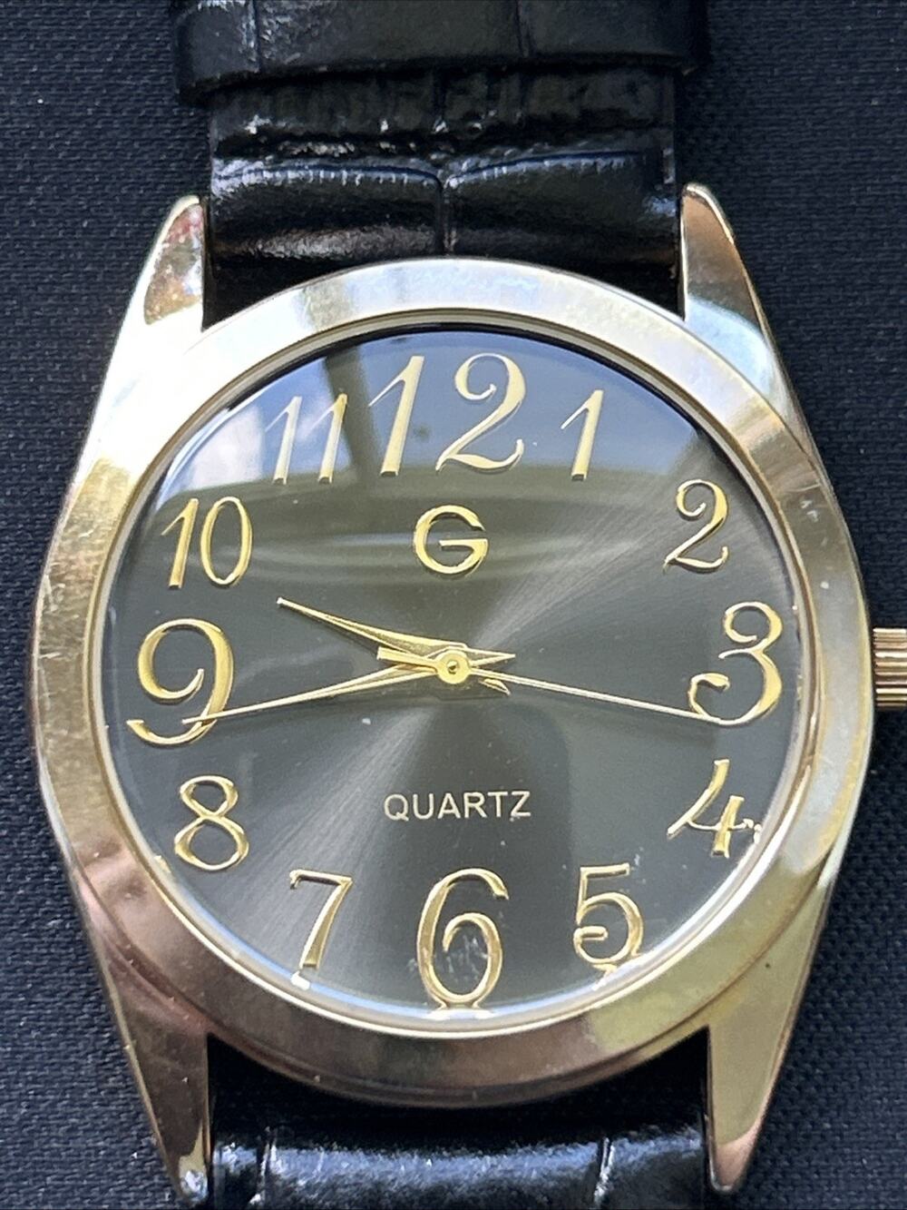 Gossip Gold Tone Black Dial And Band Women’s Quartz Watch